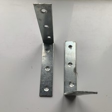 2 Pcs 4x4" inch Heavy Duty L Shape Corner Brace Angle Repair Bracket