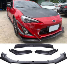 For Toyota GT86 2017-2024 Matte Black Front Bumper Splitter Spoiler Lip