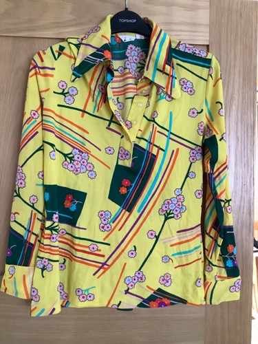Vintage yellow colourful