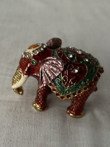 Elephant trinket box - elephant,