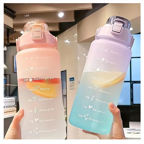 Litre water bottle with - water,