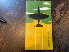 BP Aviation Service “Aircraft Spotters Log Book” Military Edition 1957