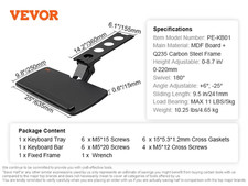 Under-Desk Keyboard Tray