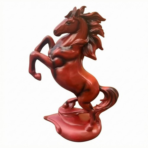 Rearing horse statue detailed - rearing,