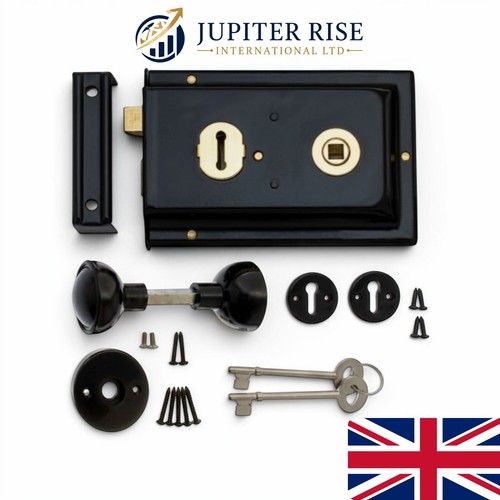 Traditional rim lock 4 - traditional, 4"