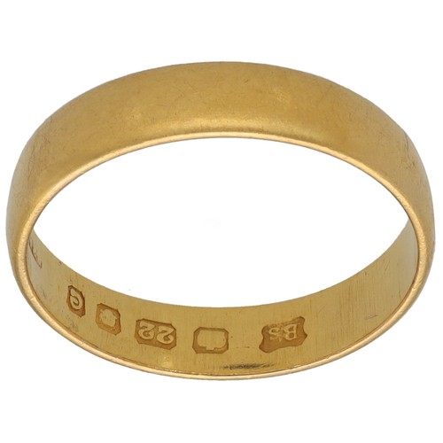 22ct gold ring - ring, 4.05g