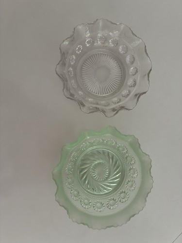 Two vintage small glass - vintage,