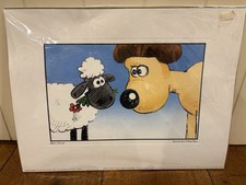 Wallace and Gromit A Close Shave Fine Art Print Framed