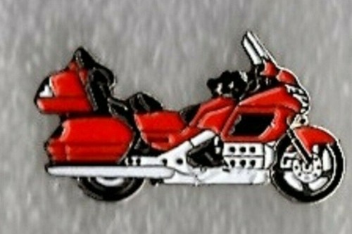 Touring motorcycle pin badge - motorcycle,