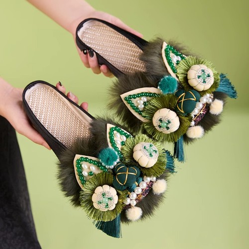 Women chinese style slippers - women,