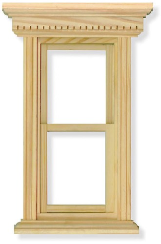 Georgian working wooden sash - wooden,