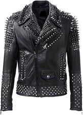 Studded Leather Jacket - Mens