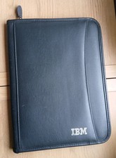 IBM Black Faux Leather A4