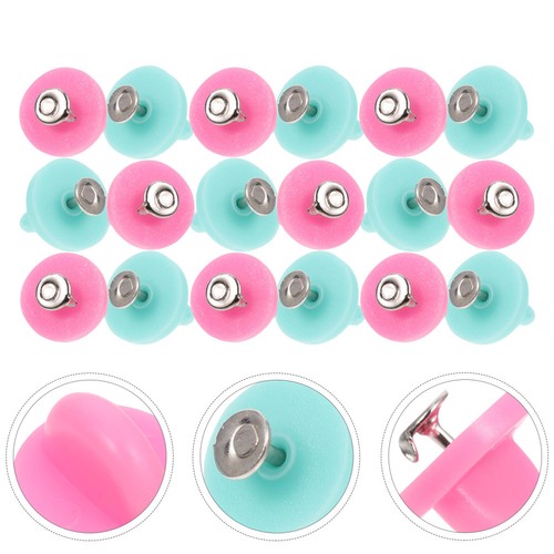 100pcs round plastic badge - round,