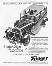 SINGER MOTOR CARS 'Super Six'