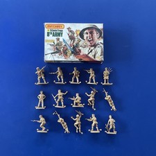 Matchbox Toy Soldiers Boxed WWII British 8th Army Combat Troops 1/32