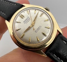 BIG TEVO MATIC  AUTOMATIC  SWISS MADE  GOLD PLATED WATCH MENS WATCH ETA 1256