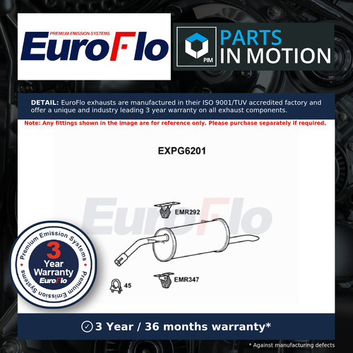 Exhaust back rear box - exhaust,