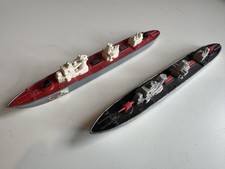 MATCHBOX SEA KINGS K302 Corvette / K306 Convoy Escort Diecast Model Warship x2