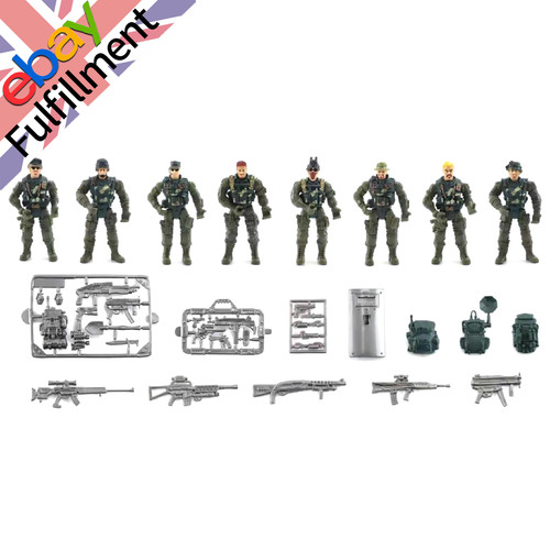 8pcs set swat military - 8pcs/set, army