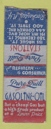 Matchbook cover pure - matchbook,
