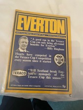 Everton V Hearts Texaco Cup