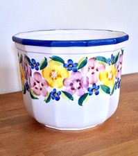 Vintage ceramic plant pot - vintage,