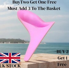 Portable Female Woman Ladies She Urinal Urine Wee Funnel Camping Travel Loo Uk