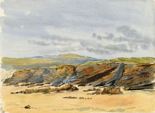Bude shore rocks cornwall - bude,