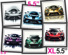 Sports Car Male Birthday Black