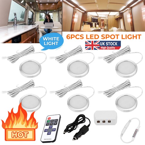 12v interior led spot - 6x,