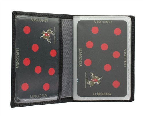 Visconti leather credit card - visconti,