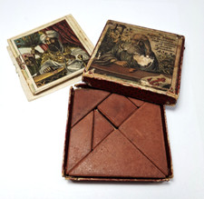 Antique Puzzle The Anchor Puzzle Nr 1 3rd Edition Terracota Stone Jigsaw AF 