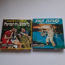 Super 8mm - Abbott and Costello - 2 x Films - Silent - 2 x 200ft