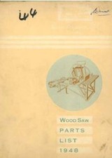 Ferguson Wood Saw Parts Manual - Dated 1948 (Not Cordwood Saw)