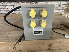 K.E.S 240 VOLT SINGLE PHASE 110 VOLT SITE TRANSFORMER 10KVA  2x 32A 4x 16A