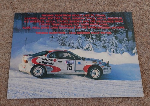 Toyota celica swedish rally - celica,