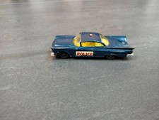 Husky Models No. 9 - Buick Electra Police Car - vintage diecast model car - Blue