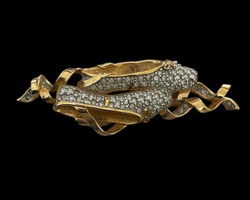 Swarovski gold plated ballet - gold,