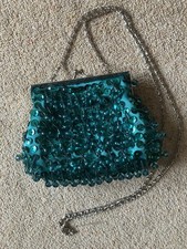 Jade Green Beaded Handbag