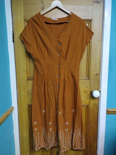 Woman short sleeve - short, button