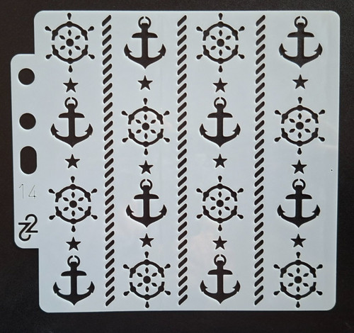 Anchor and ship wheel - ship's,