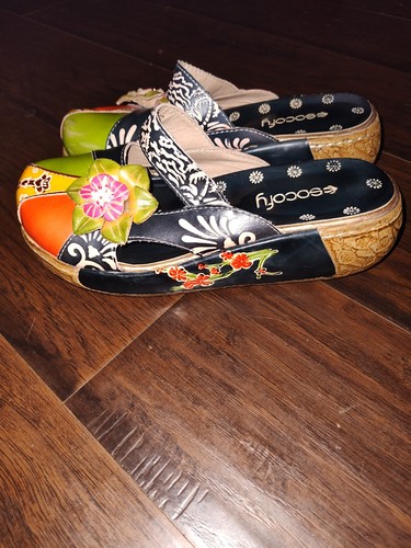 Socofy multi colored - socofy, clogs/