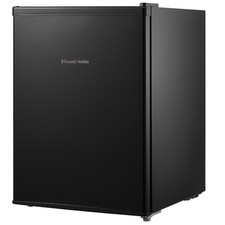 Russell Hobbs RH67TTLF0E1B 66L Mini Fridge with Ice Box Reversible Door Black