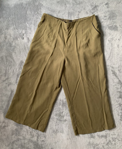 Ladies cropped wide leg - ladies, wide-leg