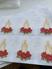 Pack decoupage sheets - 12,