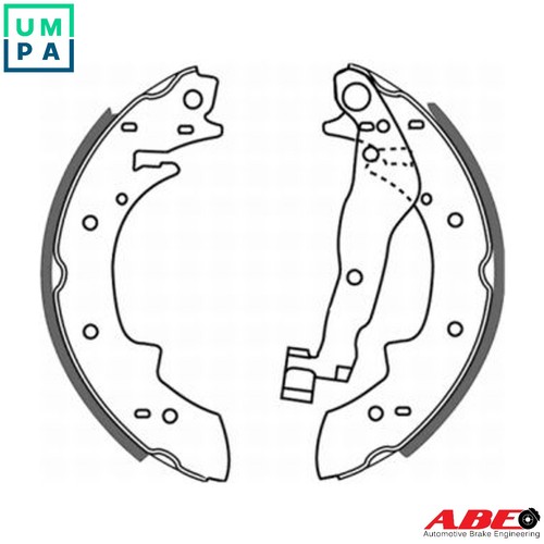 Brake shoe set c0b006abe - brake,