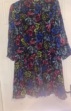 Topshop Floral Dress Size 16