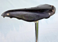 Lovely Vintage Brooks Champion B17 Standard Leather Bicycle Saddle with Post