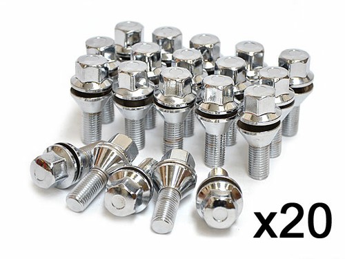 Saab chrome wheel bolt - wheel,